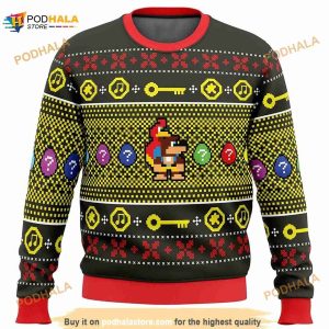Christmas Banjo Kazooie Christmas 3D Ugly Sweater, Funny Xmas Gifts