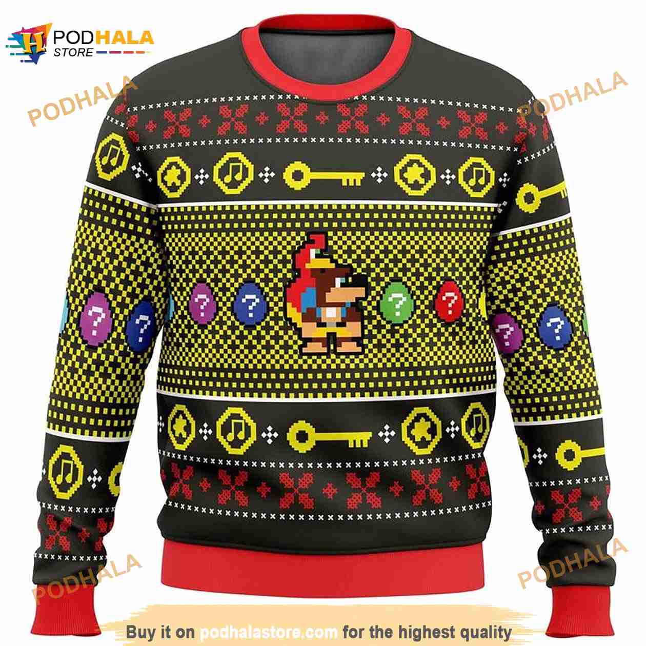 Christmas Banjo Kazooie Christmas 3D Ugly Sweater, Funny Xmas Gifts Christmas Banjo Kazooie Christmas 3D Ugly Sweater, Funny Xmas Gifts