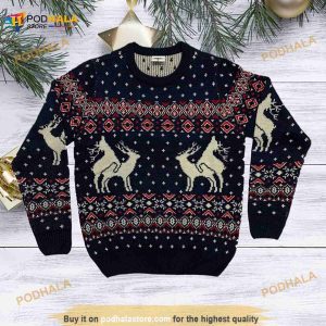 Christmas Deer Unisex 3D Funny Ugly Sweater