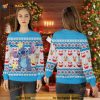 Christmas Disney 3D Funny Ugly Sweater, Cute Stitch Christmas 3D Funny Sweater