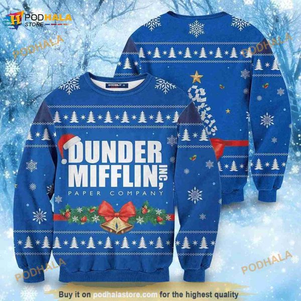 Christmas Dunder Mifflin Paper Company 3D Funny Ugly Sweater