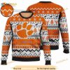 Christmas Funny Cute Clemson Tigers Season 3D Funny Ugly Sweater Unisex