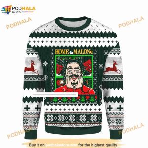 Christmas Malone 3D Funny Ugly Sweater
