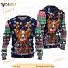 Christmas Papillon Santa Reindeer 3D Funny Ugly Sweater