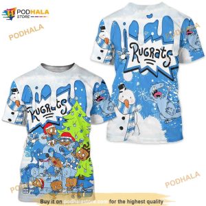 Christmas Rugrast 80s Unisex Sneaker 3D Shirt Match White French