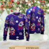 Christmas Santa Neon Light Xmas Party 3D Funny Ugly Sweater