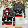 Christmas Santa Skull 3D Funny Ugly Sweater, Unique Xmas Gift