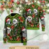 Christmas Santa Skull Decor Christmas Tree 3D Funny Ugly Sweater