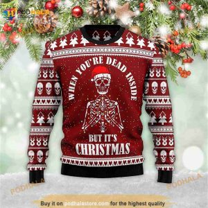 Christmas Skull Christmas 3D Funny Ugly Sweater