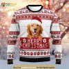 Christmas Ugly Retriever Santa Hat Ugly Sweater