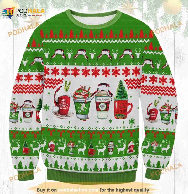 Christmas Vacation Coffee Cup Ugly Sweater