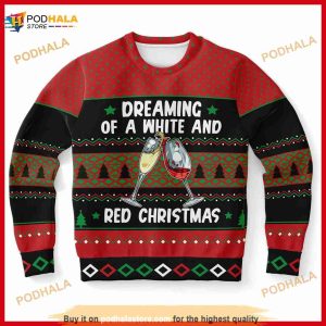 Christmas Wine Ugly Sweater, Wine Lover Gift