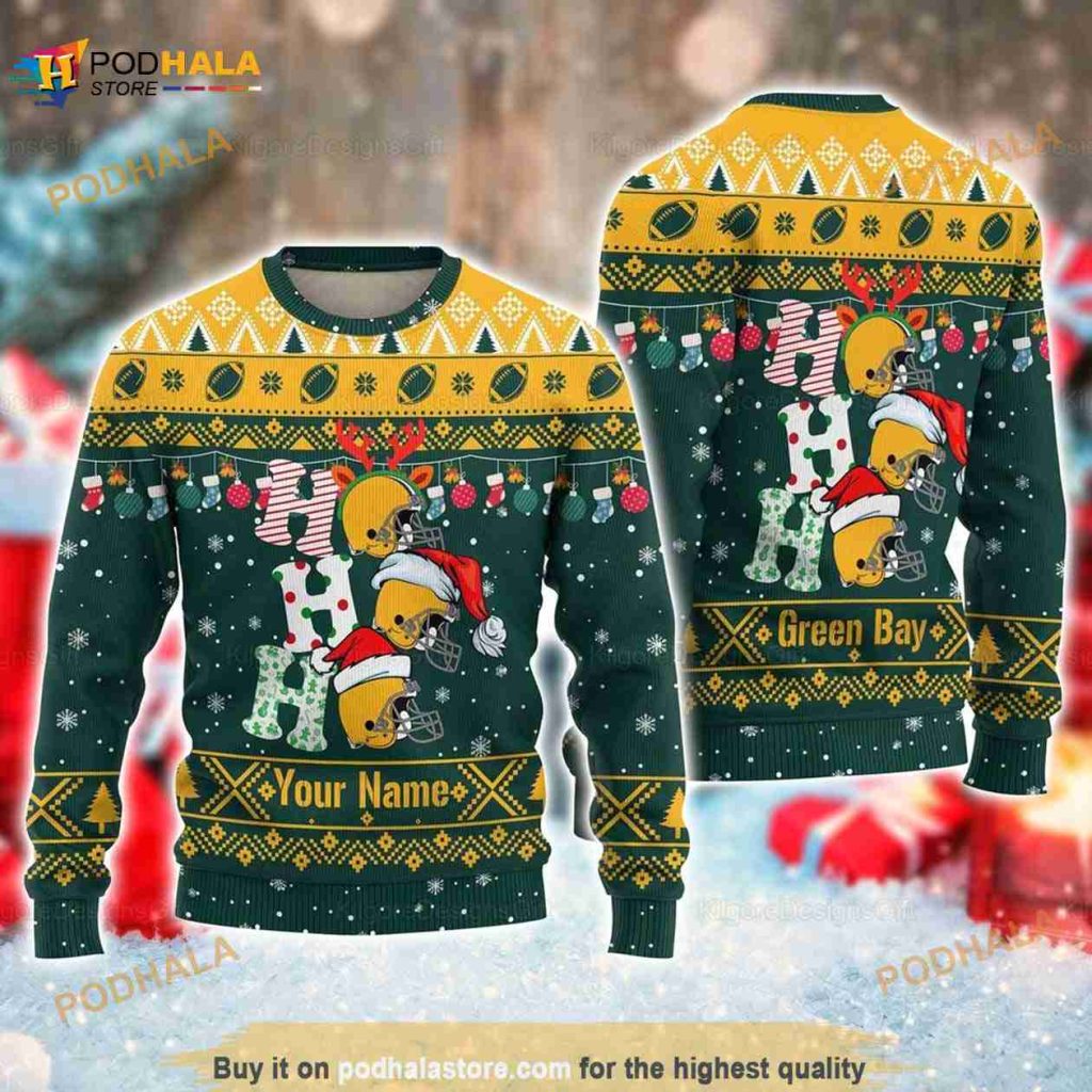 Customized Green Bay NFL Christmas 3D Sweater