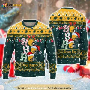 Christmas Women Sweater, Customized Green Bay Christmas 3D Sweater