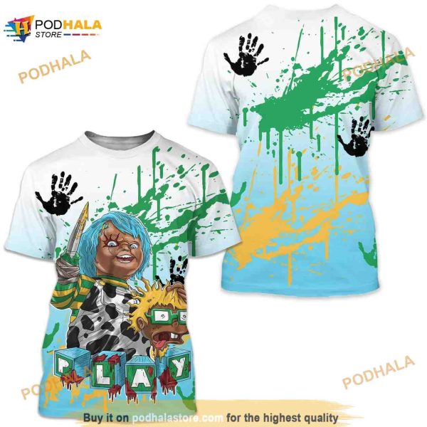 Chucky Chuckie Kills Halloween – Chunky Dunky Gifts Matching 3D Shirt