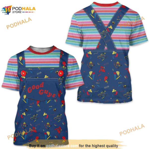 Chucky Costume Halloween Cosplay 3D Shirt