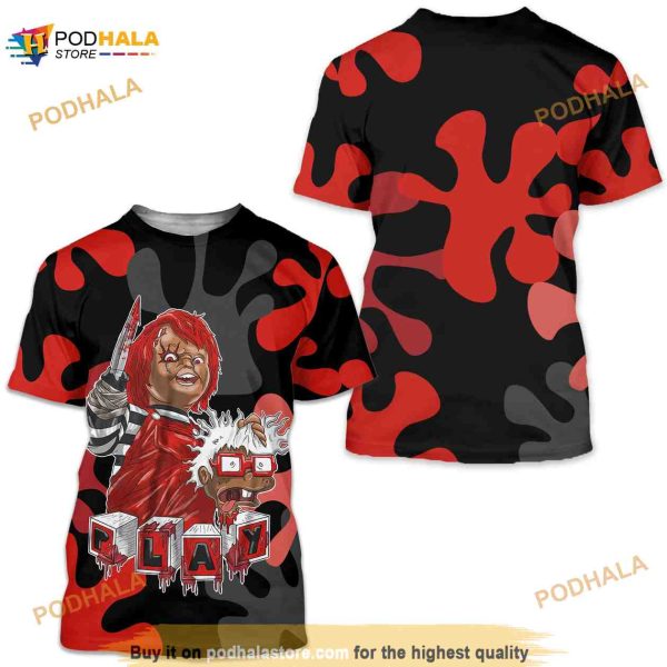 Chucky Killing 04 Sneaker 3D Shirt Match Retro Playoffs