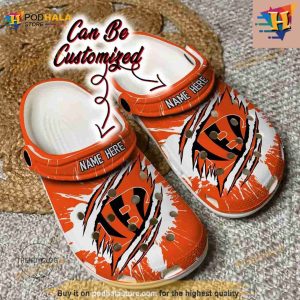 Cincinnati Bengals Classic Clogs Shoes Personalized Crocs Clog Shoes 2