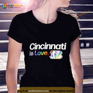 Cincinnati Bengals Is Love City Pride Team Logo Shirt