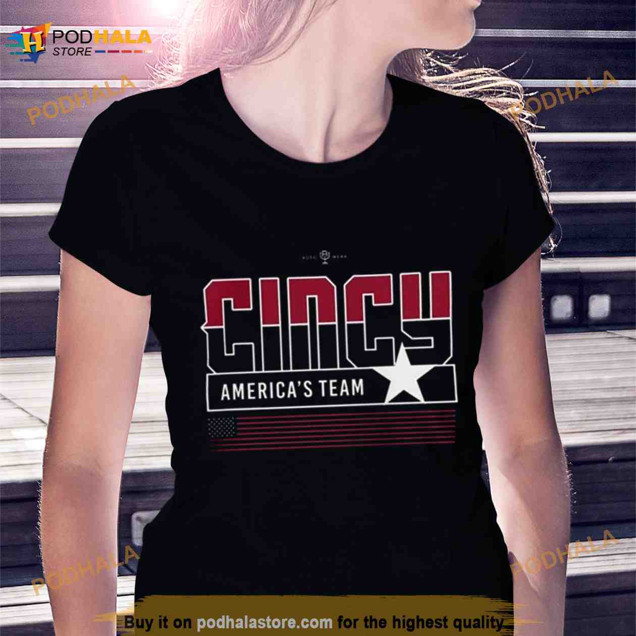Cincinnati Reds Cincy America's Team Baseball 2023 Shirt - Bring Your  Ideas, Thoughts And Imaginations Into Reality Today