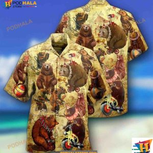 Circus Bears Amazing Hawaiian Shirt, Gift Ideas For Bear Lovers