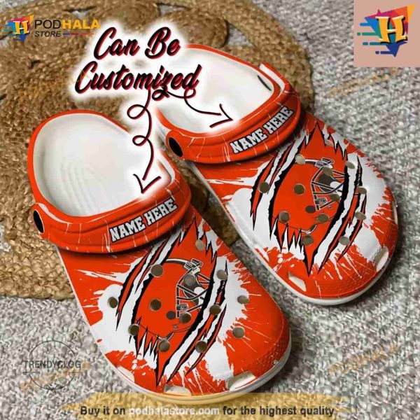Cleveland Browns Classic Clogs Shoes Crocs Clog Shoes