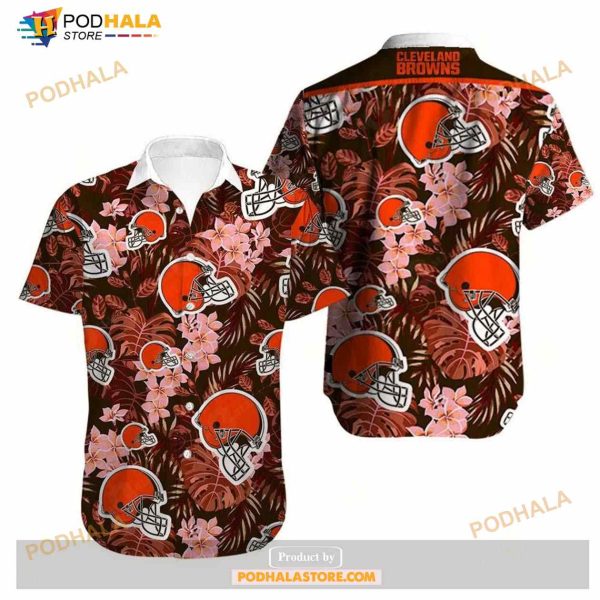 Cleveland Browns Trending Model 1 Funny Hawaiian Shirt