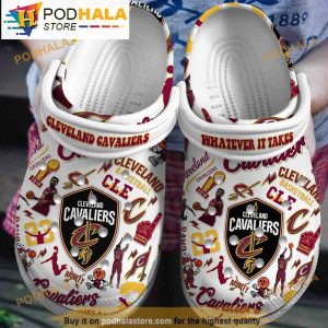 Cleveland Cavaliers Nba Clogband 3D Crocs Clog Shoes, Funny Crocs
