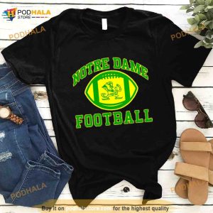 Coach Marcus Freeman Wearing Notre Dame Football Shirt 2