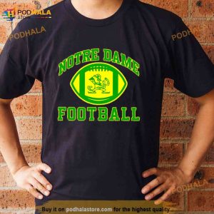 Coach Marcus Freeman Wearing Notre Dame Football Shirt 3