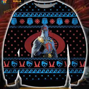 Cobra Commander Pattern 3D Christmas Ugly Sweater