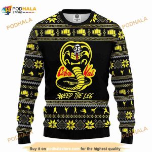 Cobra Kai Movies Ugly Knitted Christmas Sweater