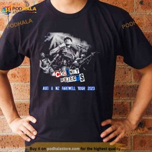 Cockney Rejects Aus & Nz Farewell Tour 2023 Shirt