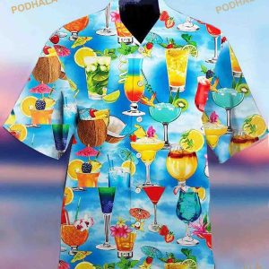 Cocktail Funny Hawaiian Shirt, Aloha Hawaii Shirt
