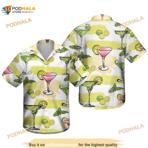 Cocktail Margarita Summer Party Funny Hawaiian Shirt, Aloha Shirt