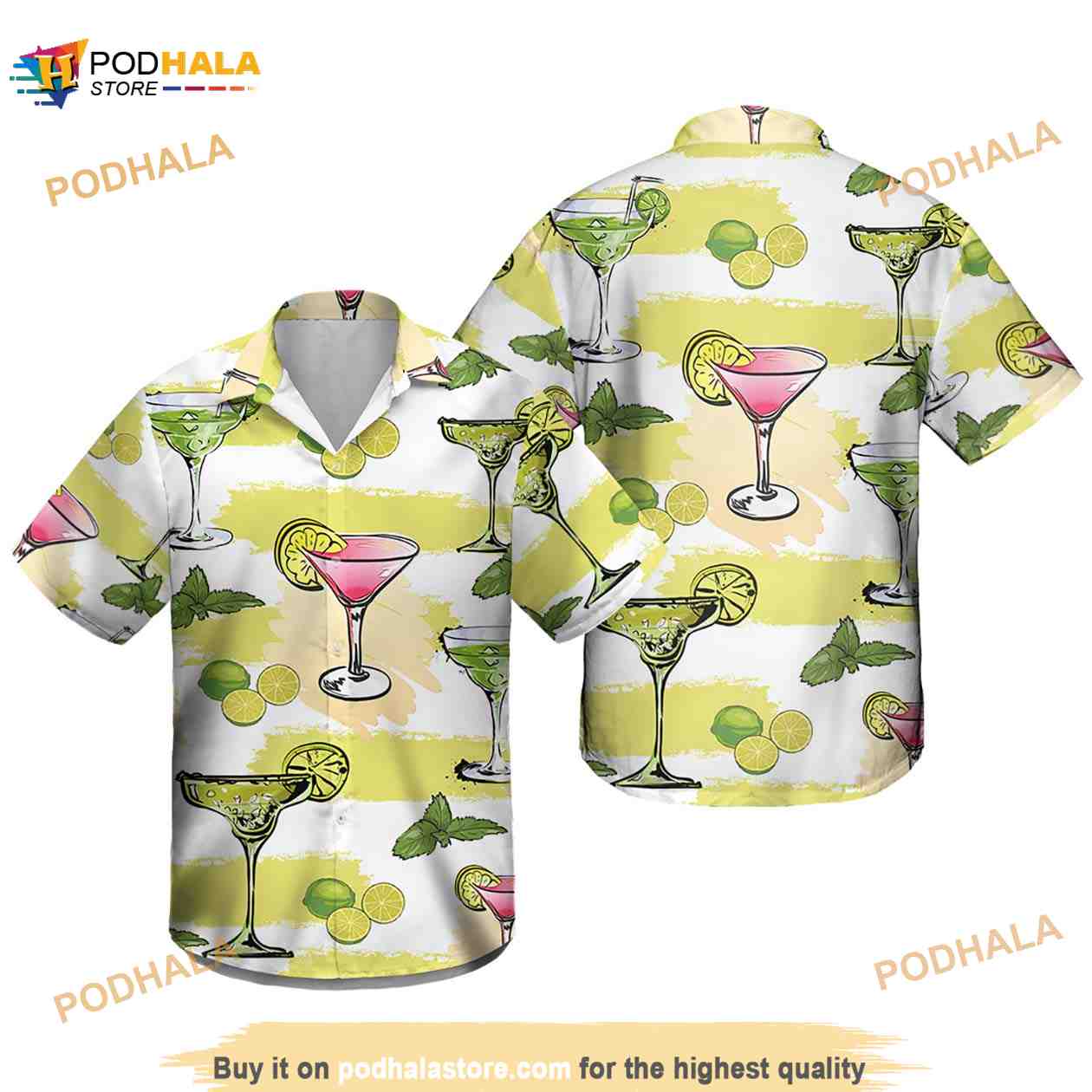 Cocktail Margarita Summer Party Funny Hawaiian Shirt, Aloha Shirt Cocktail Margarita Summer Party Funny Hawaiian Shirt, Aloha Shirt