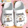 Coffee Cat 3D Crocs, Funny Crocs