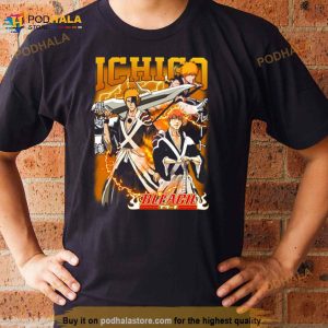 Collage Ichigo Kurosaki Bleach Anime Shirt 3