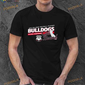 College Football Playoff 2023 National Championship Game Georgia Cali Bound Shirt 3