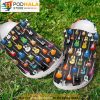 Color Guitar Collection Clogband 3D Crocs Clog Shoes, Funny Crocs
