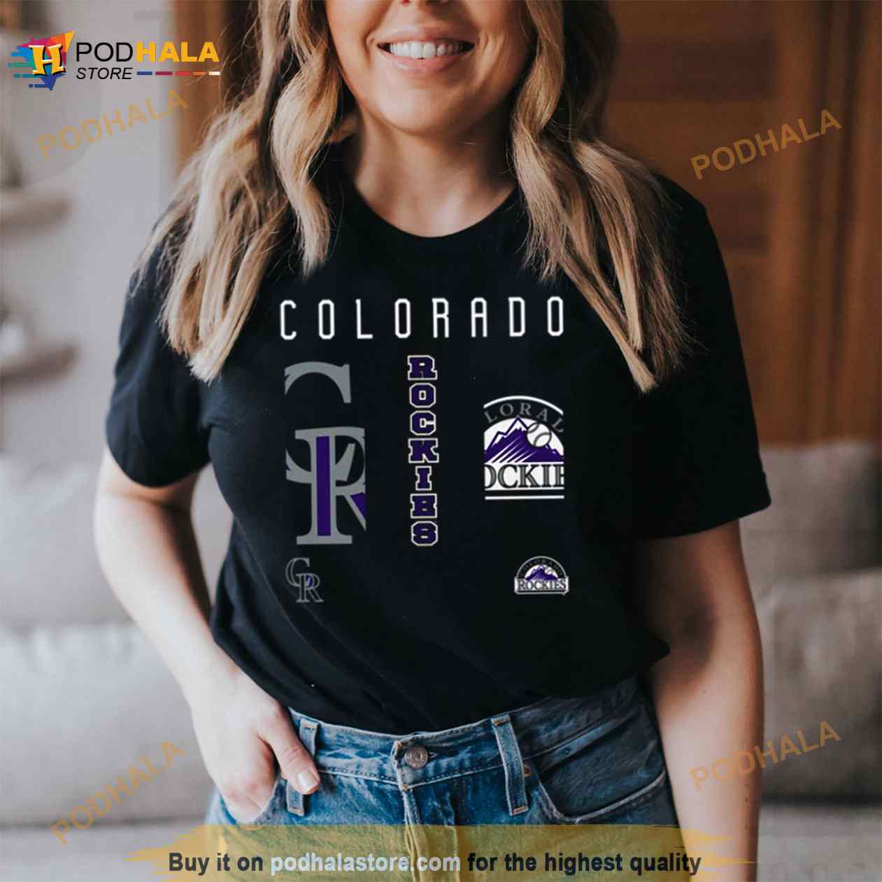 Colorado Rockies Shirt Vintage Sport Apparel - Anynee