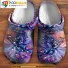 Colorful Butterfly Painting Funny Clogband 3D Crocs, Funny Crocs