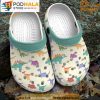 Colorful Dinosaur Pattern Clogband 3D Crocs, Funny Crocs