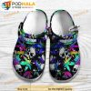 Colorful Skull Cannabis Clogband 3D Crocs, Funny Crocs