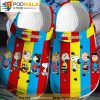 Colorful Snoopy Peanuts Clogband 3D Crocs Clog Shoes, Funny Crocs