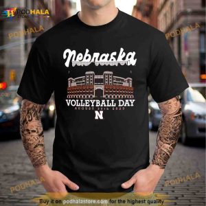 Colors Scarlet Nebraska Huskers 2023 Volleyball Day Shirt