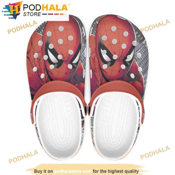 Comics Spider Man Clogband 3D Crocs, Funny Crocs
