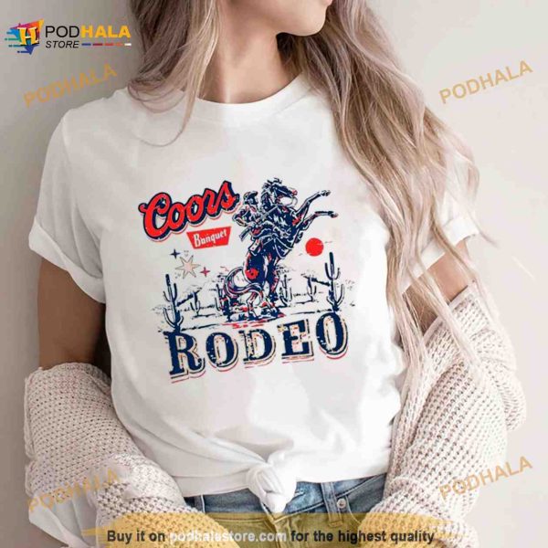 Coors Cowboy Western Rodeo Shirt