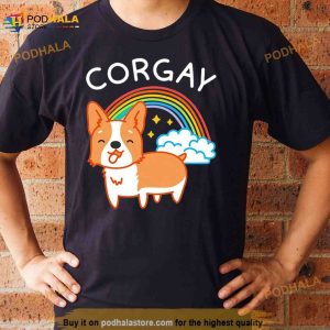 Corgay Pride Corgi Shirt 3