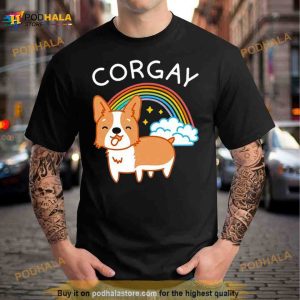 Corgay Rainbow Corgi Shirt 3